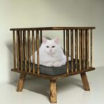 Eskitme Dekoratif Kedi Yatağı, Yan Sehpa
