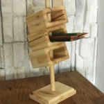 Ahşap dekoratif 3 parça kalemlik